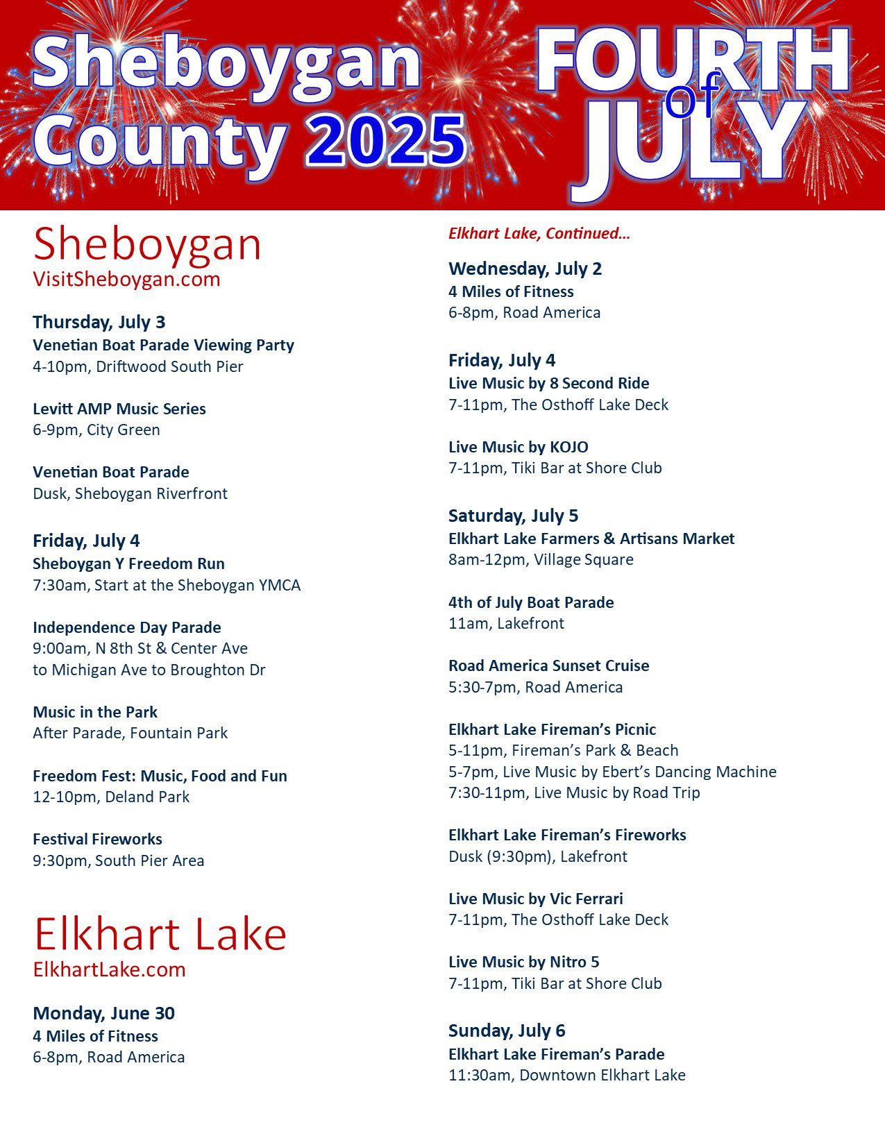 2025 Sheb Cty July 4th Post